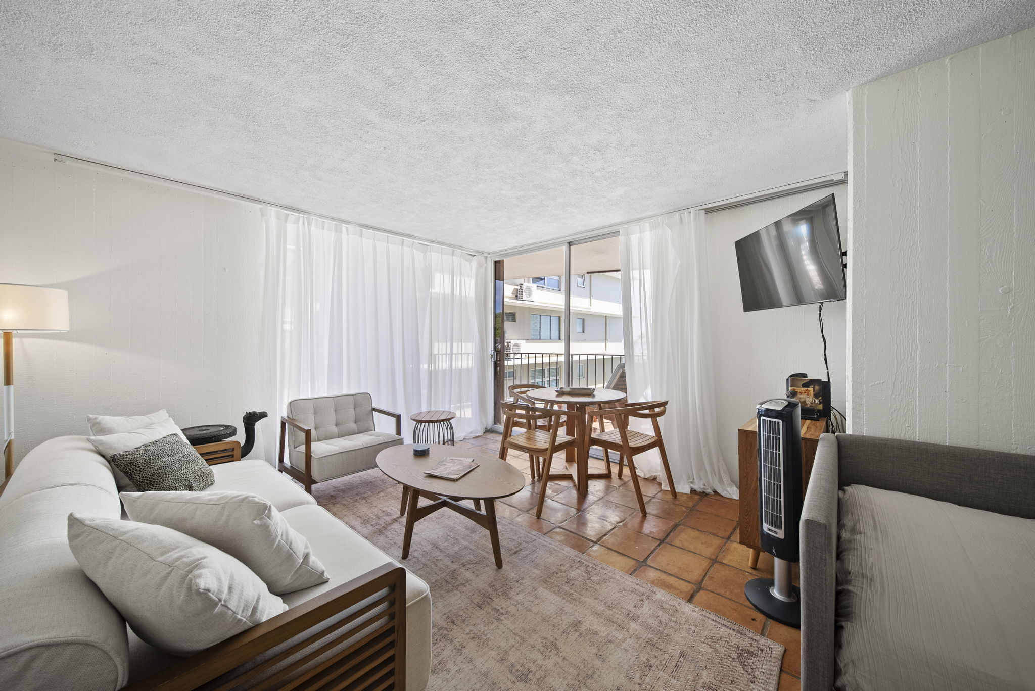 Living and dining spaces